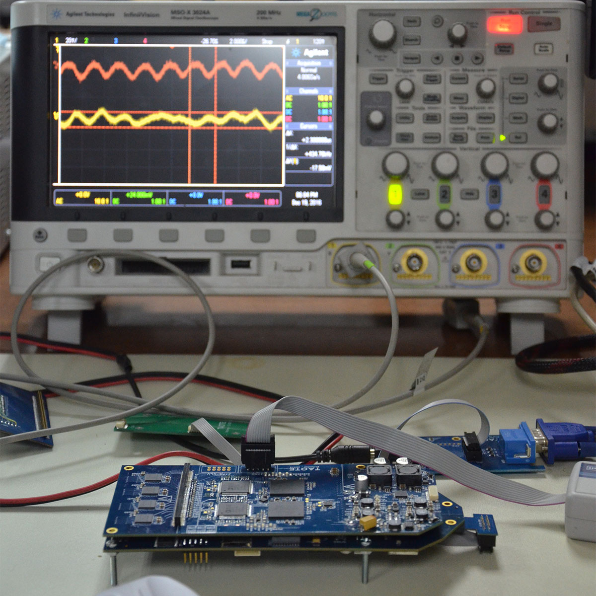 Handheld medical ultrasound prototype in early testing
